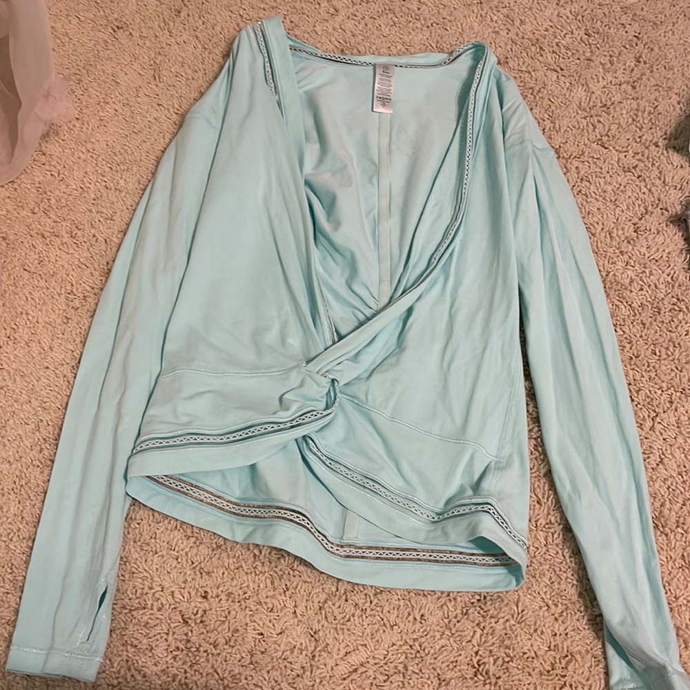 Teal Ivivva sporty pullover